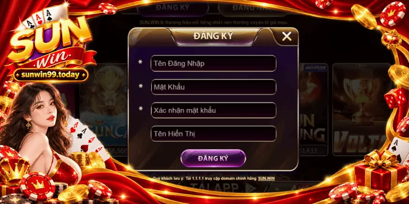 Thao tác tạo tài khoản mới đơn giản